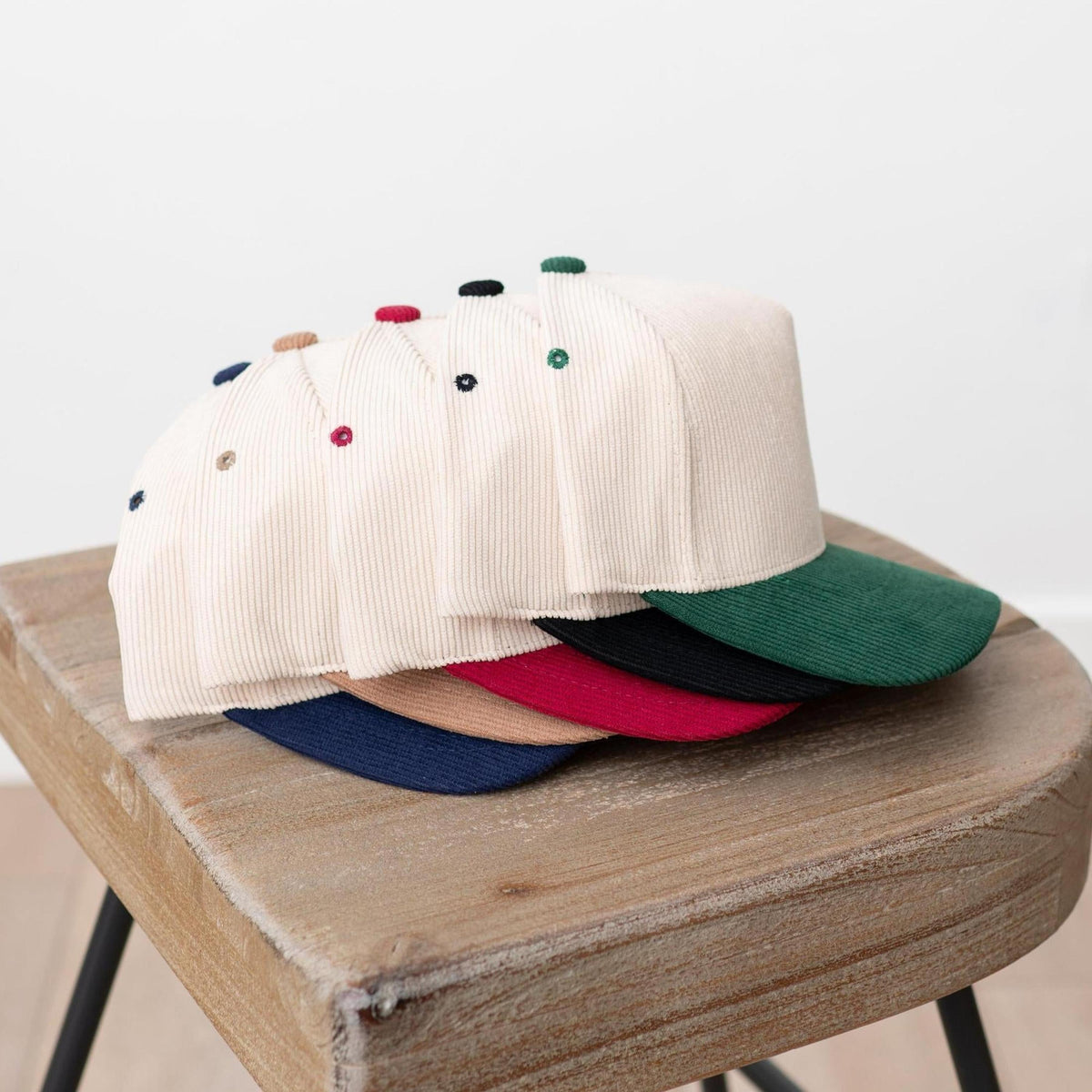 Truly Contagious Corduroy Snap Back Adjustable Trucker Cap
