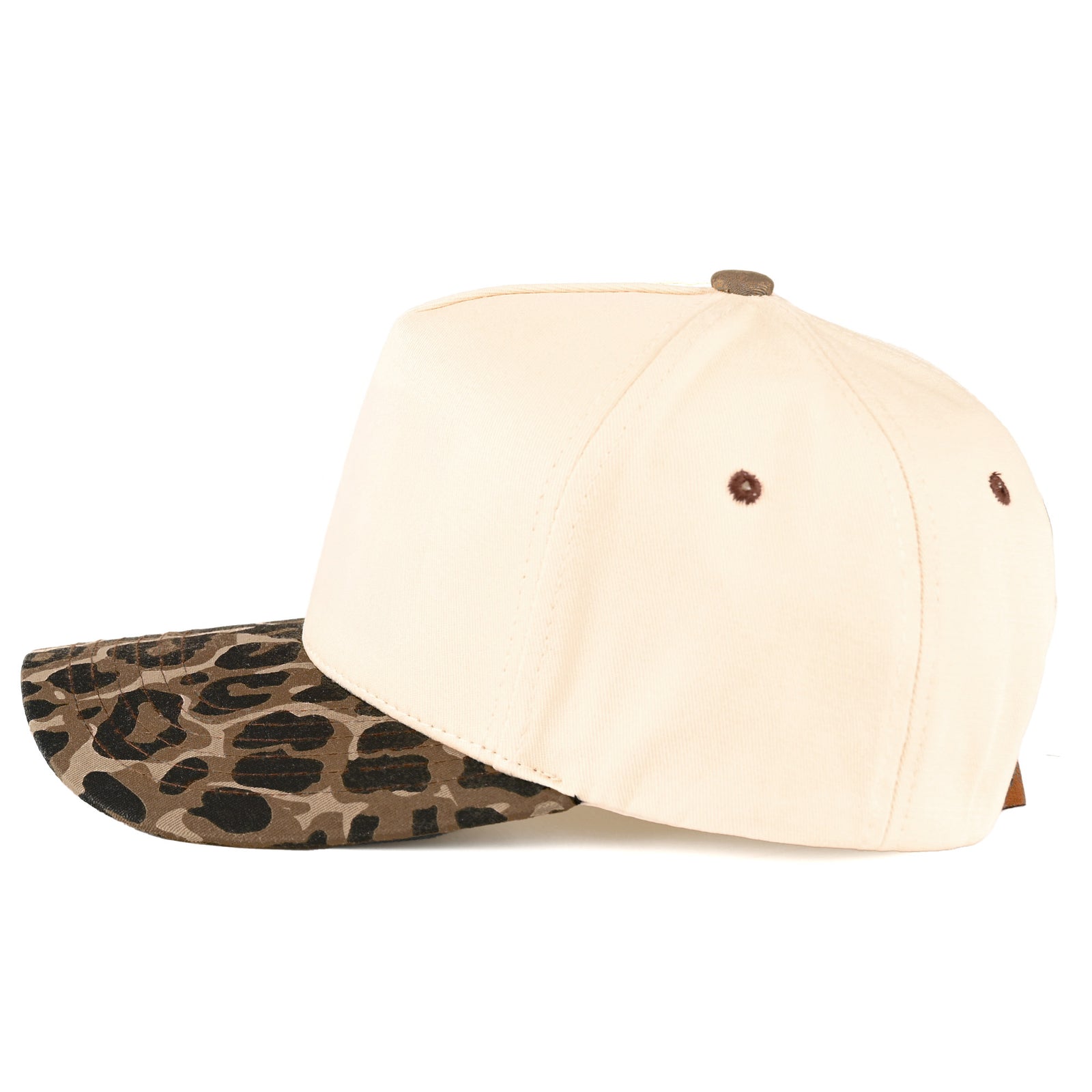 C.C Trendy Leopard Print Brim Adjustable Snapback Trucker Cap