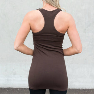 Extra Long Layering Ribbed Racerback Tank - Truly Contagious