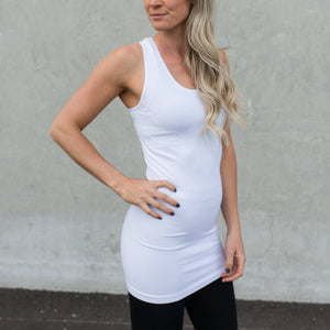 Extra Long Layering Ribbed Racerback Tank - Truly Contagious