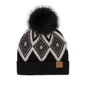 CC Beanie Geometric