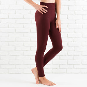 Cable Knit Fleece Lined Leggings | ( Sofra ) - Truly Contagious