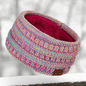 Cable Knit Lined Head Wrap for Women – Warm, Stylish Hair - Friendly Accessory | C.C. Brand - Truly Contagious