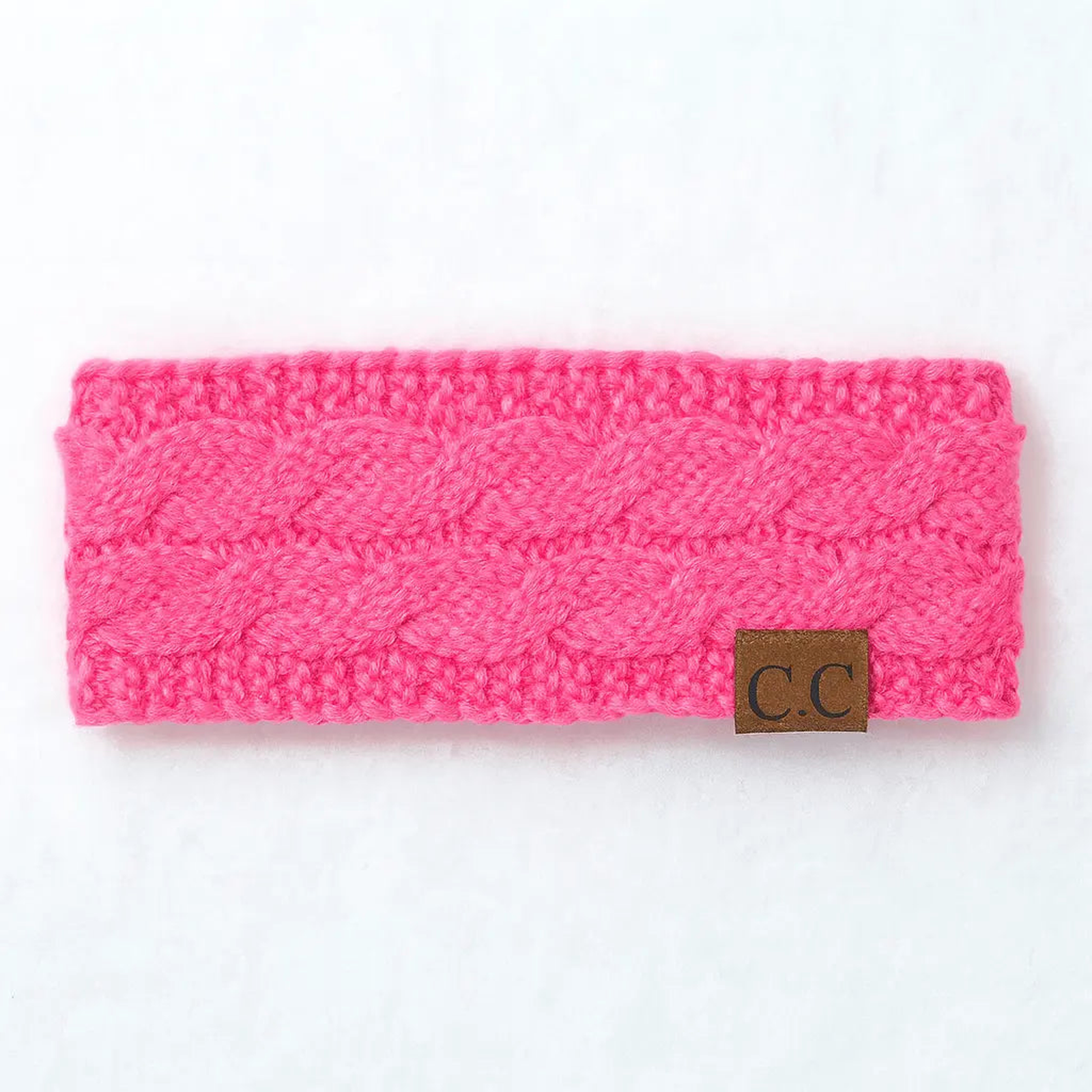 Cable Knit Lined Head Wrap for Women - Warm, Stylish Hair - Friendly Accessory | C.C. Brand - Truly Contagious