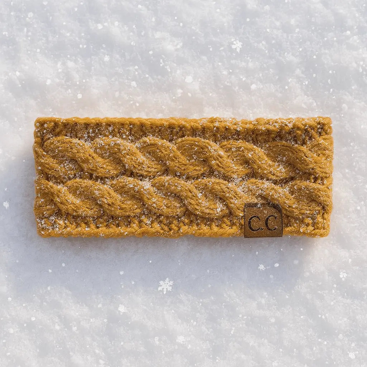 Cable Knit Lined Head Wrap for Women - Warm, Stylish Hair - Friendly Accessory | C.C. Brand - Truly Contagious