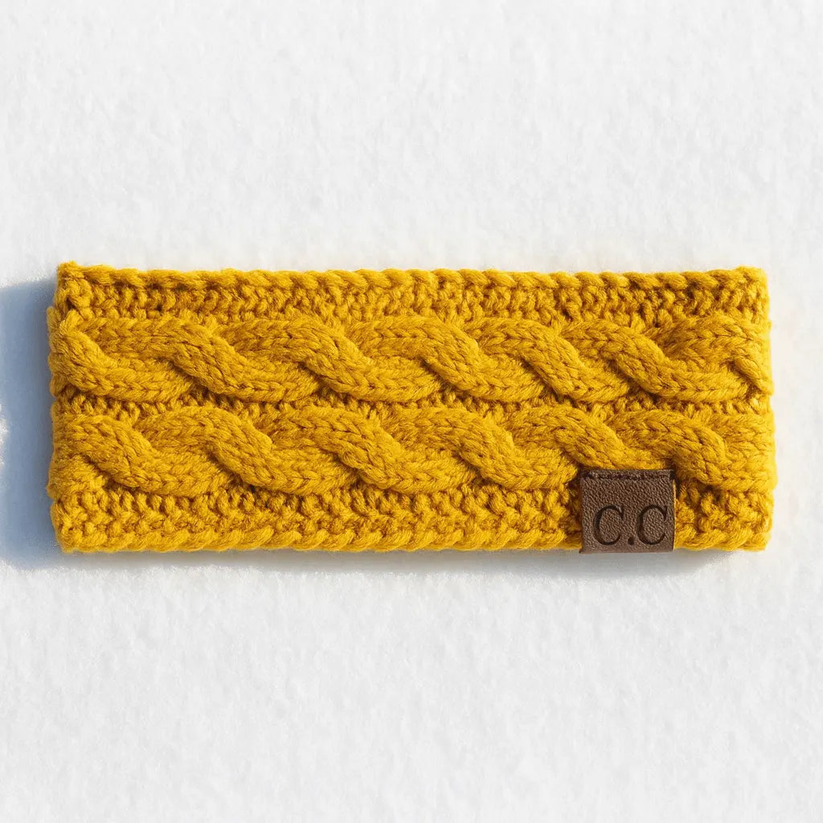 Cable Knit Lined Head Wrap for Women - Warm, Stylish Hair - Friendly Accessory | C.C. Brand - Truly Contagious