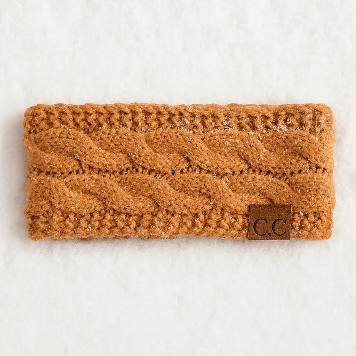 Cable Knit Lined Head Wrap for Women - Warm, Stylish Hair - Friendly Accessory | C.C. Brand - Truly Contagious