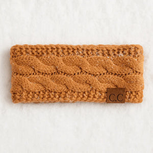 Cable Knit Lined Head Wrap for Women – Warm, Stylish Hair - Friendly Accessory | C.C. Brand - Truly Contagious