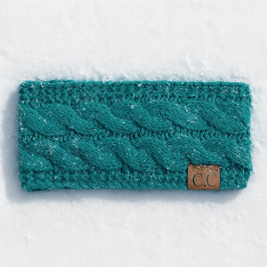 Cable Knit Lined Head Wrap for Women – Warm, Stylish Hair - Friendly Accessory | C.C. Brand - Truly Contagious