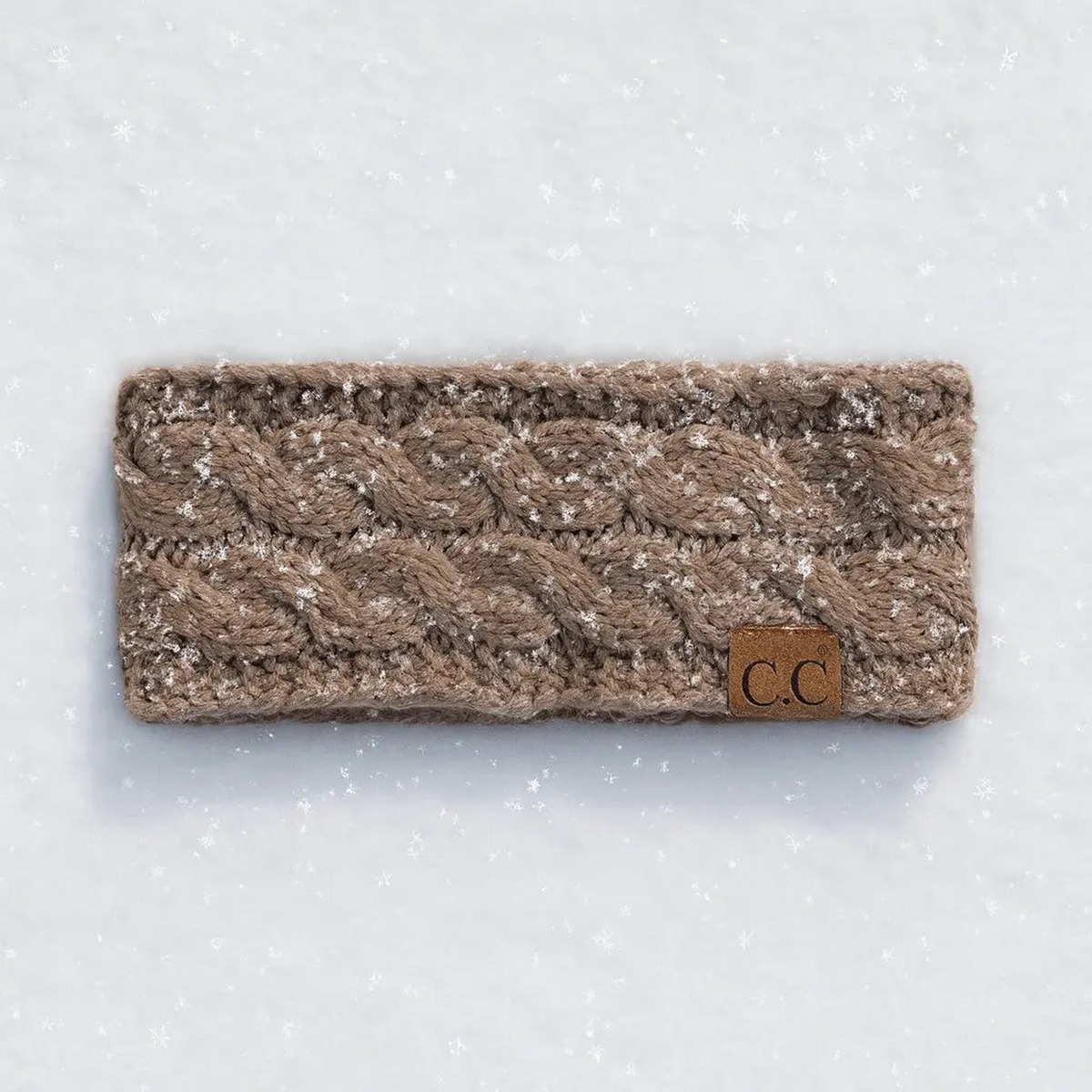 Cable Knit Lined Head Wrap for Women - Warm, Stylish Hair - Friendly Accessory | C.C. Brand - Truly Contagious