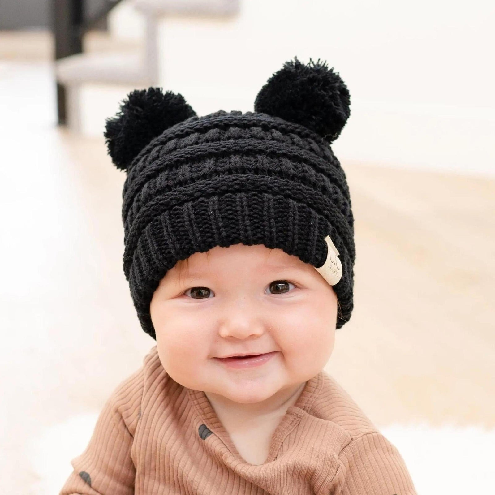 CC Baby and Kids Toddler Pom Pom Beanie Winter Snow Hats - Truly Contagious