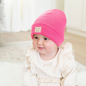 CC Baby Classic Unisex Ribbed Beanie Hats Accessories - Truly Contagious
