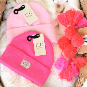 CC Baby Classic Unisex Ribbed Beanie Hats Accessories - Truly Contagious
