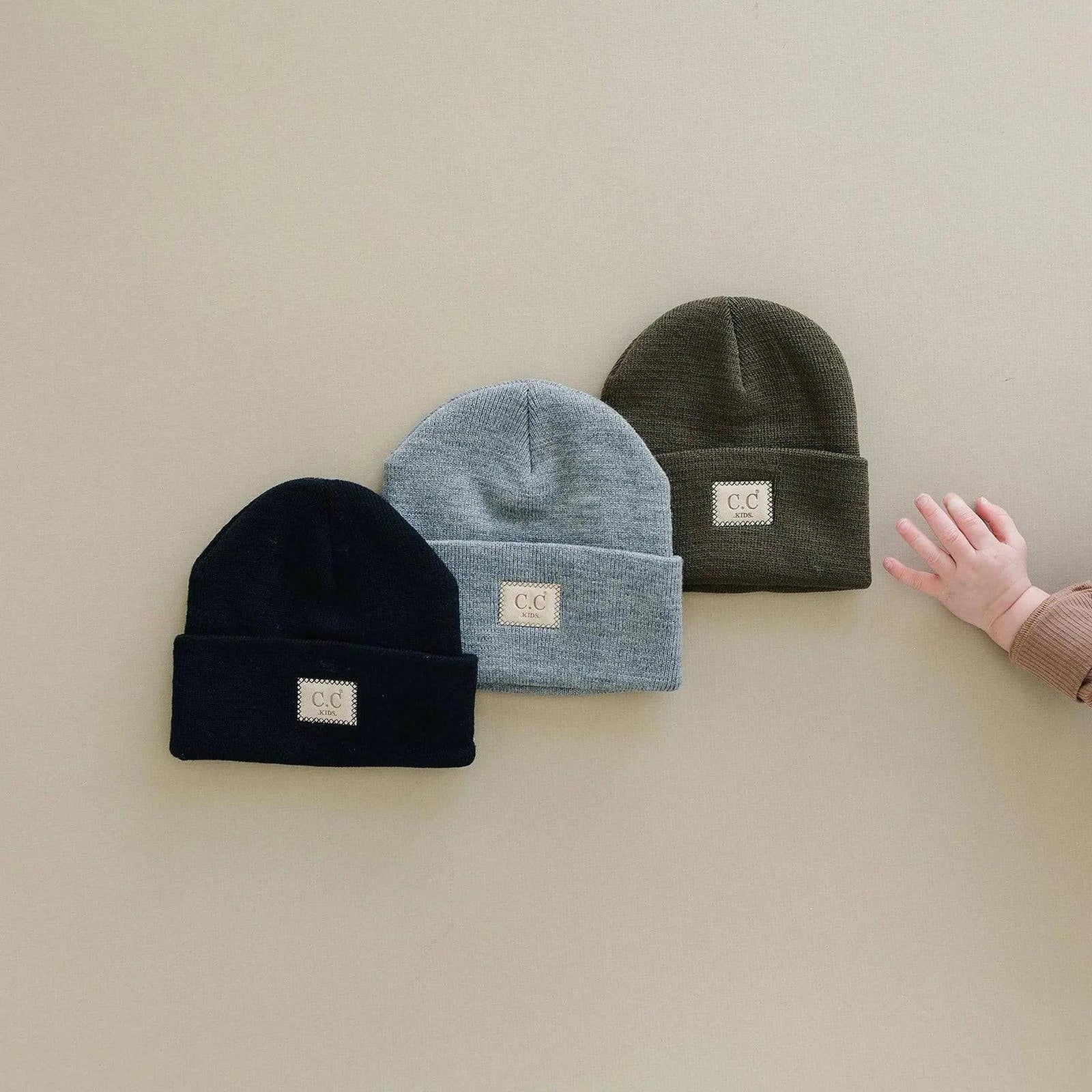 CC Baby Classic Unisex Ribbed Beanie Hats Accessories - Truly Contagious