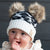 CC Double Pom Baby & Kids Leopard Beanies Hats - Truly Contagious