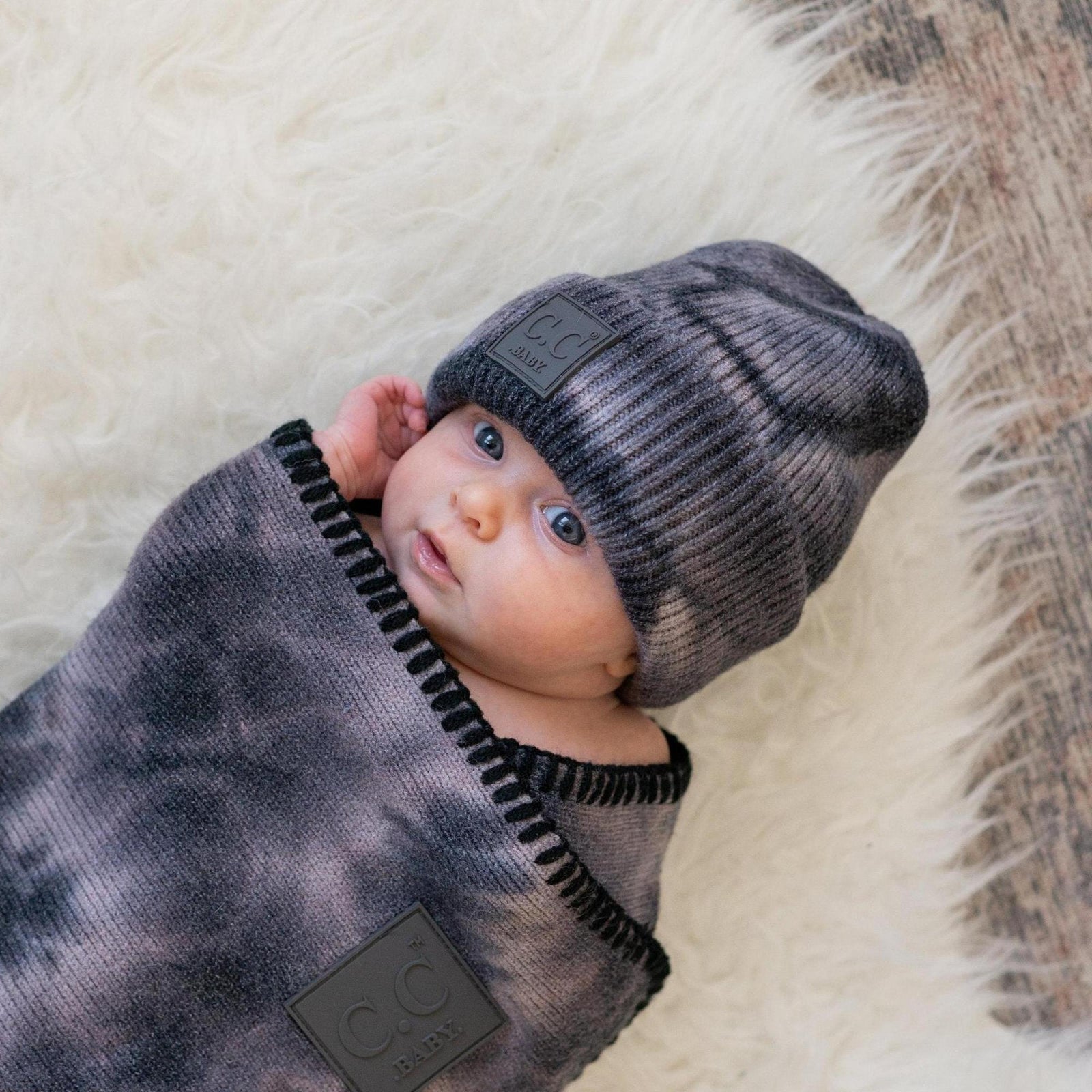 CC Baby Tie Dye Unisex Beanie for Newborn to 12 Months - Truly Contagious