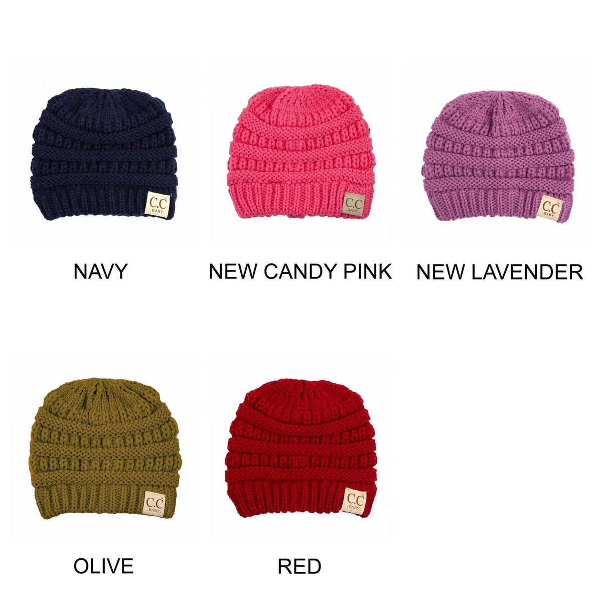 CC Beanie Baby Popular Accessories Winter Hats, Ages Newborn - 12 Month - Truly Contagious