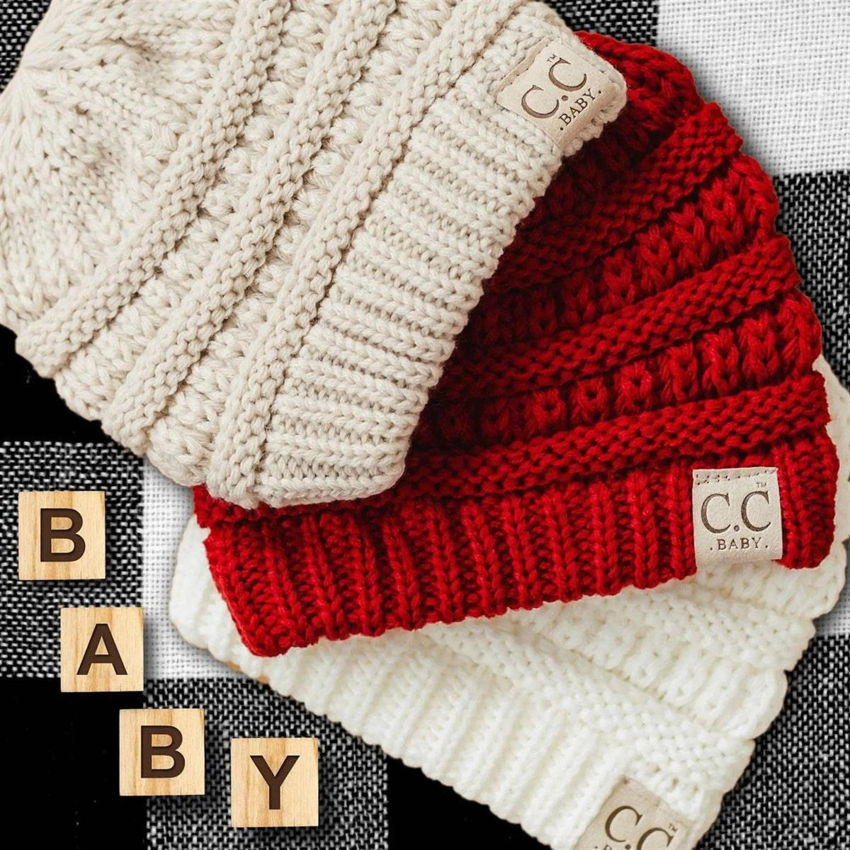 CC Beanie Baby Popular Accessories Winter Hats, Ages Newborn - 12 Month - Truly Contagious