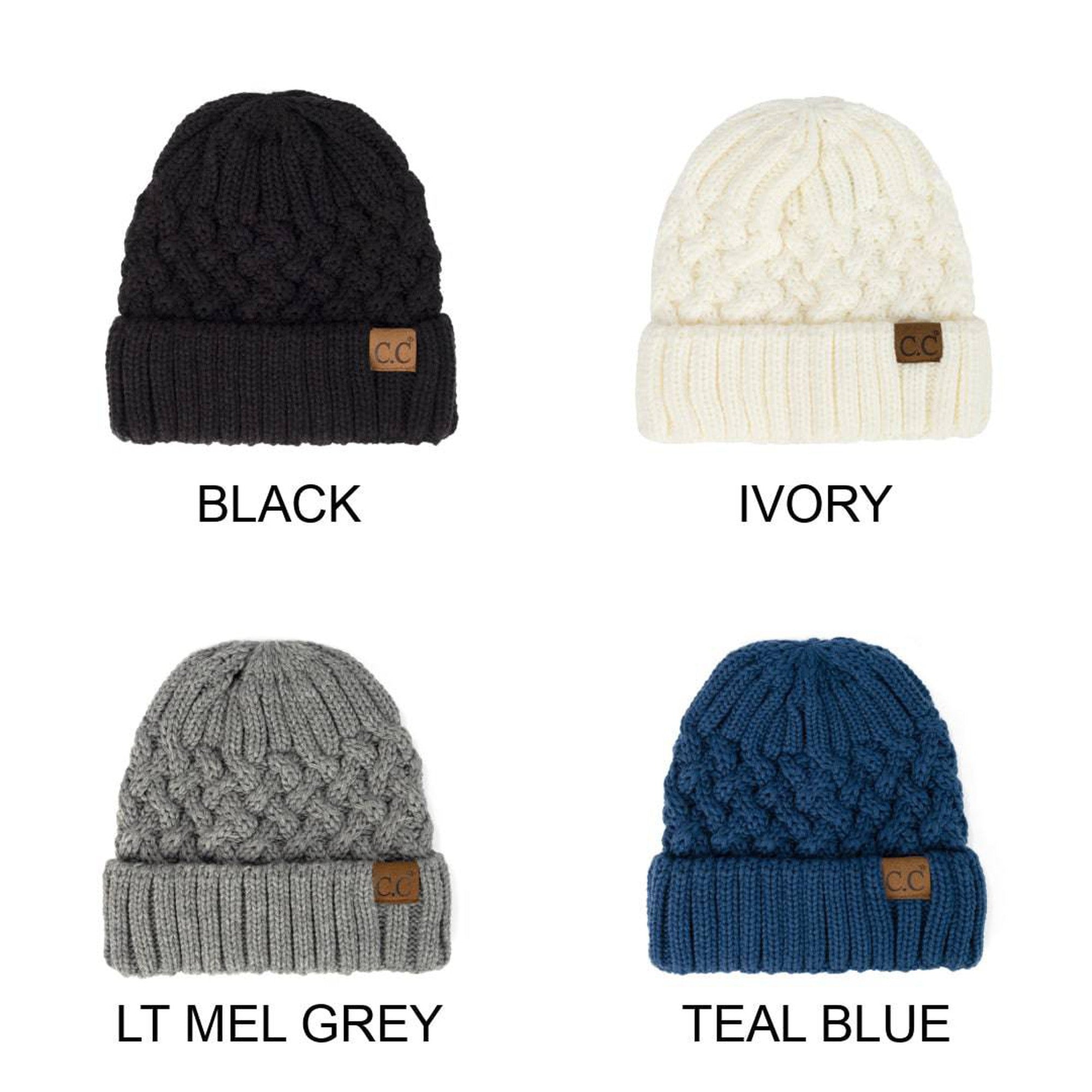 CC Beanie Lattice Pattern - Truly Contagious