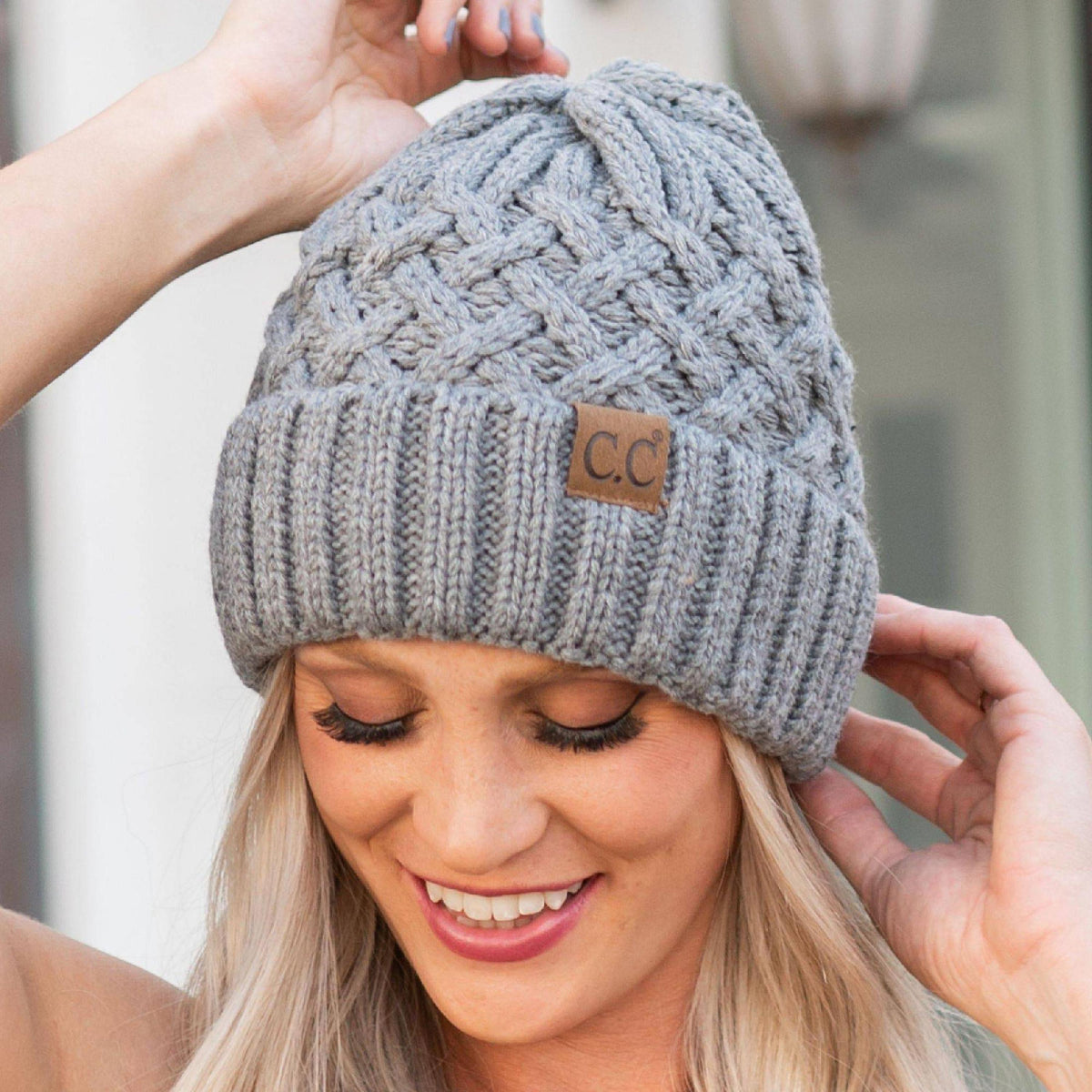 CC Beanie Lattice Pattern - Truly Contagious