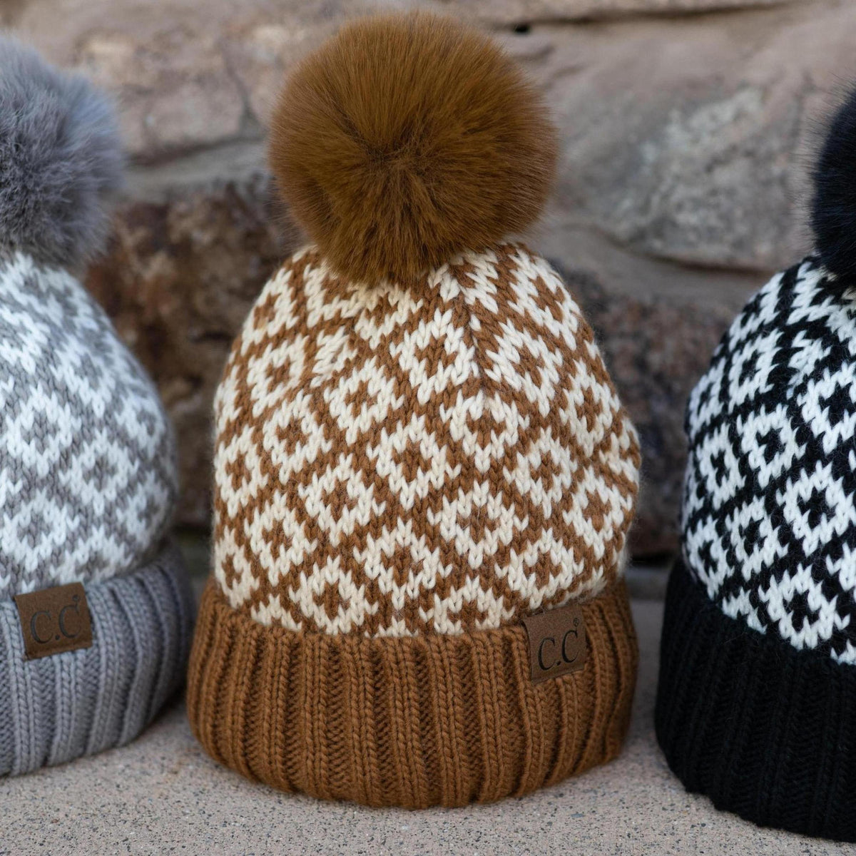 CC Beanie Trending Pom Hats by Truly Contagious Truly Contagious