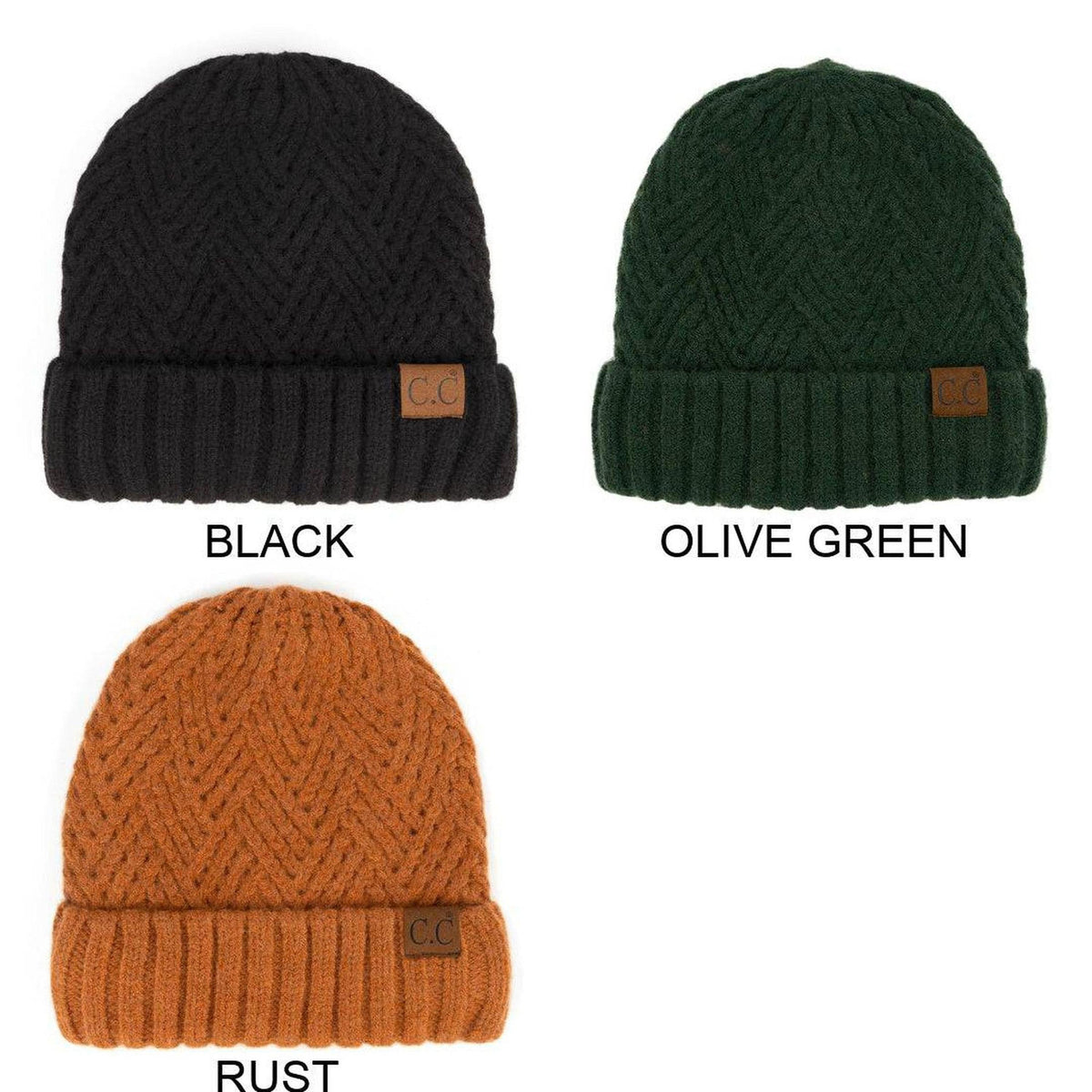 CC Beanie Wool Lined Hats by Truly Contagious - Truly Contagious