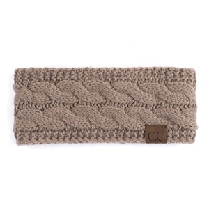 CC Brand Cable - Knit Lined Head Wrap for Women Hair Accessories - Truly Contagious