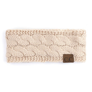 CC Brand Cable - Knit Lined Head Wrap for Women Hair Accessories - Truly Contagious
