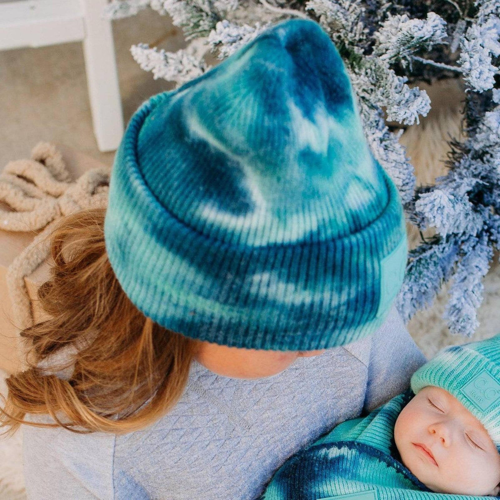 CC Brand Kid and Baby Tie Dye Beanies Hats - Truly Contagious