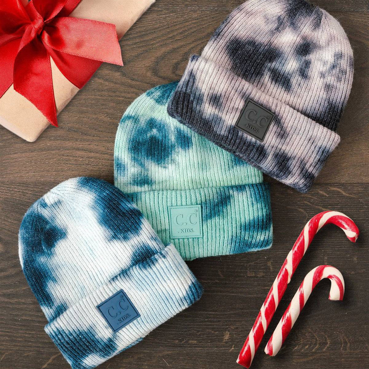 CC Brand Kid and Baby Tie Dye Beanies Hats - Truly Contagious