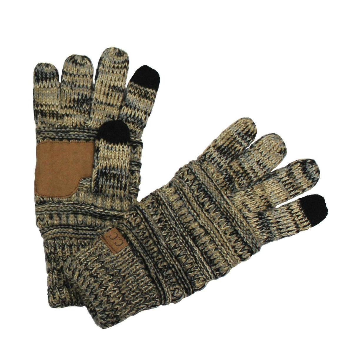 CC Brand Multi - Toned Touchscreen Tech Phone Gloves Winter Accessories - Truly Contagious