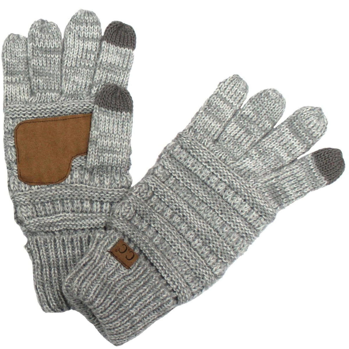 CC Brand Multi - Toned Touchscreen Tech Phone Gloves Winter Accessories - Truly Contagious