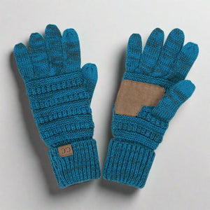 CC Brand Multi - Toned Touchscreen Tech Phone Gloves Winter Accessories - Truly Contagious
