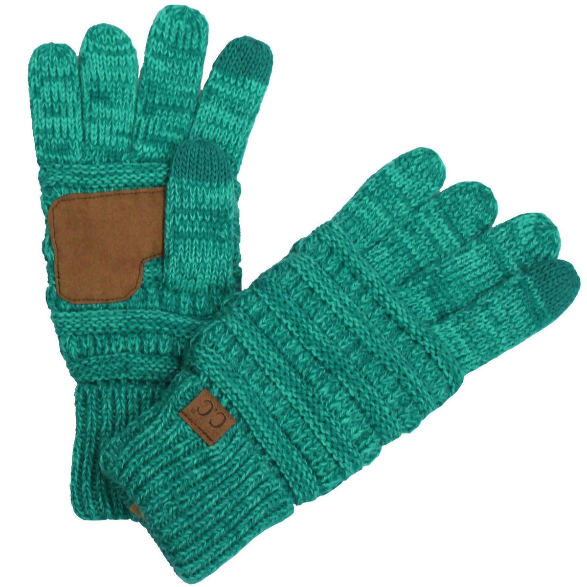 CC Brand Multi - Toned Touchscreen Tech Phone Gloves Winter Accessories - Truly Contagious