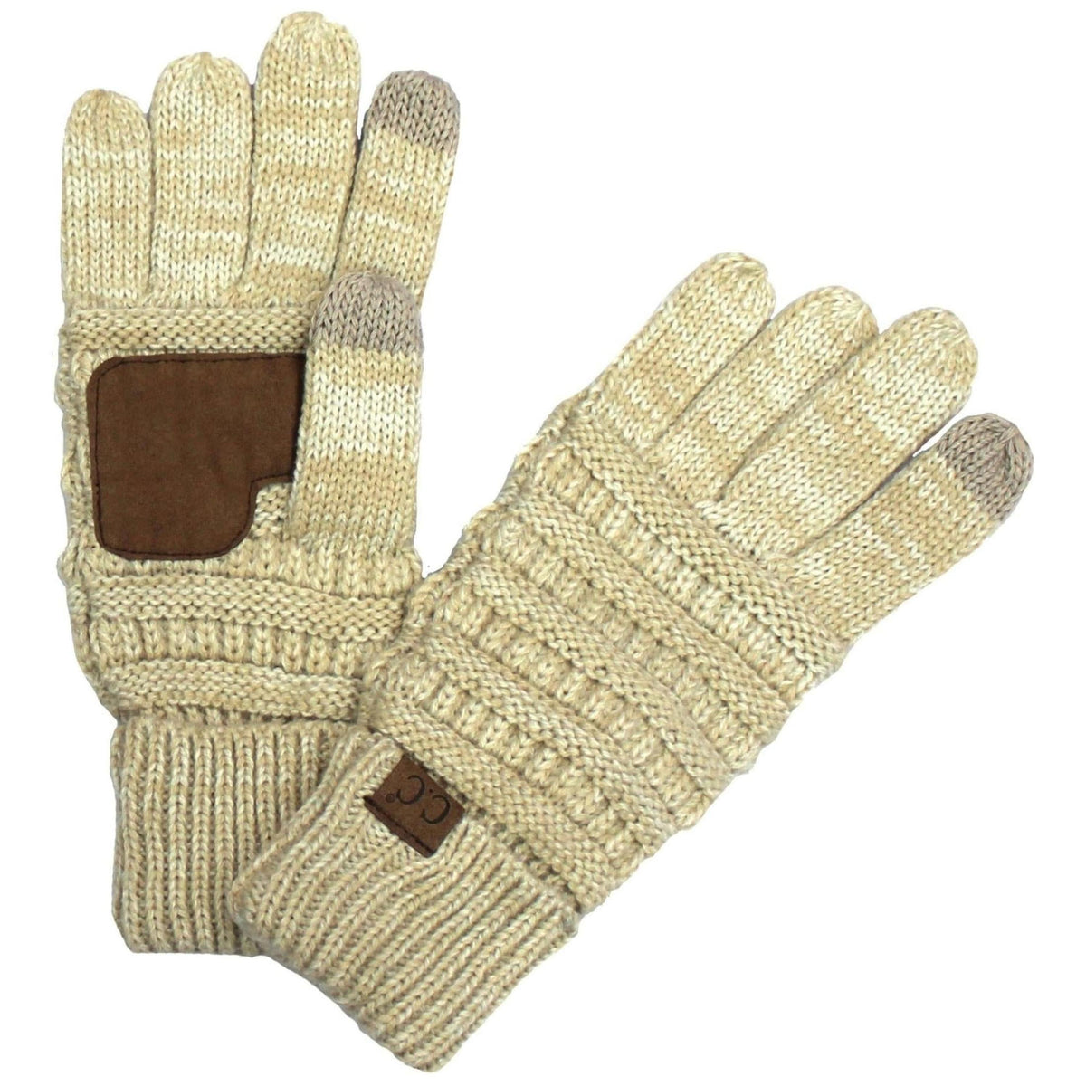 CC Brand Multi - Toned Touchscreen Tech Phone Gloves Winter Accessories - Truly Contagious