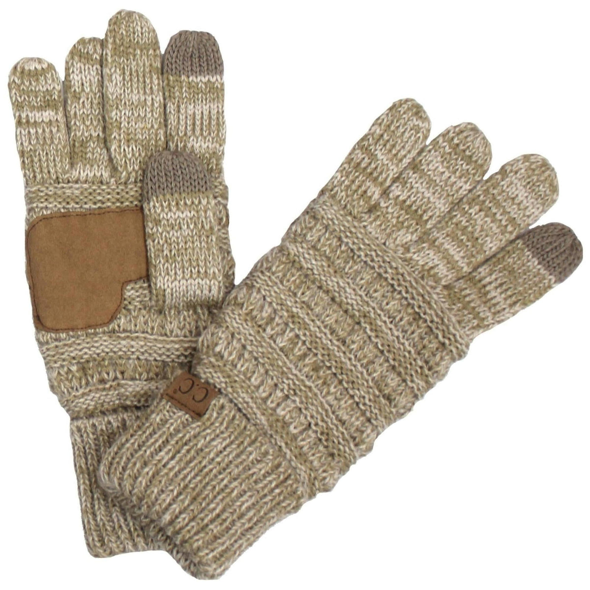 CC Brand Multi - Toned Touchscreen Tech Phone Gloves Winter Accessories - Truly Contagious