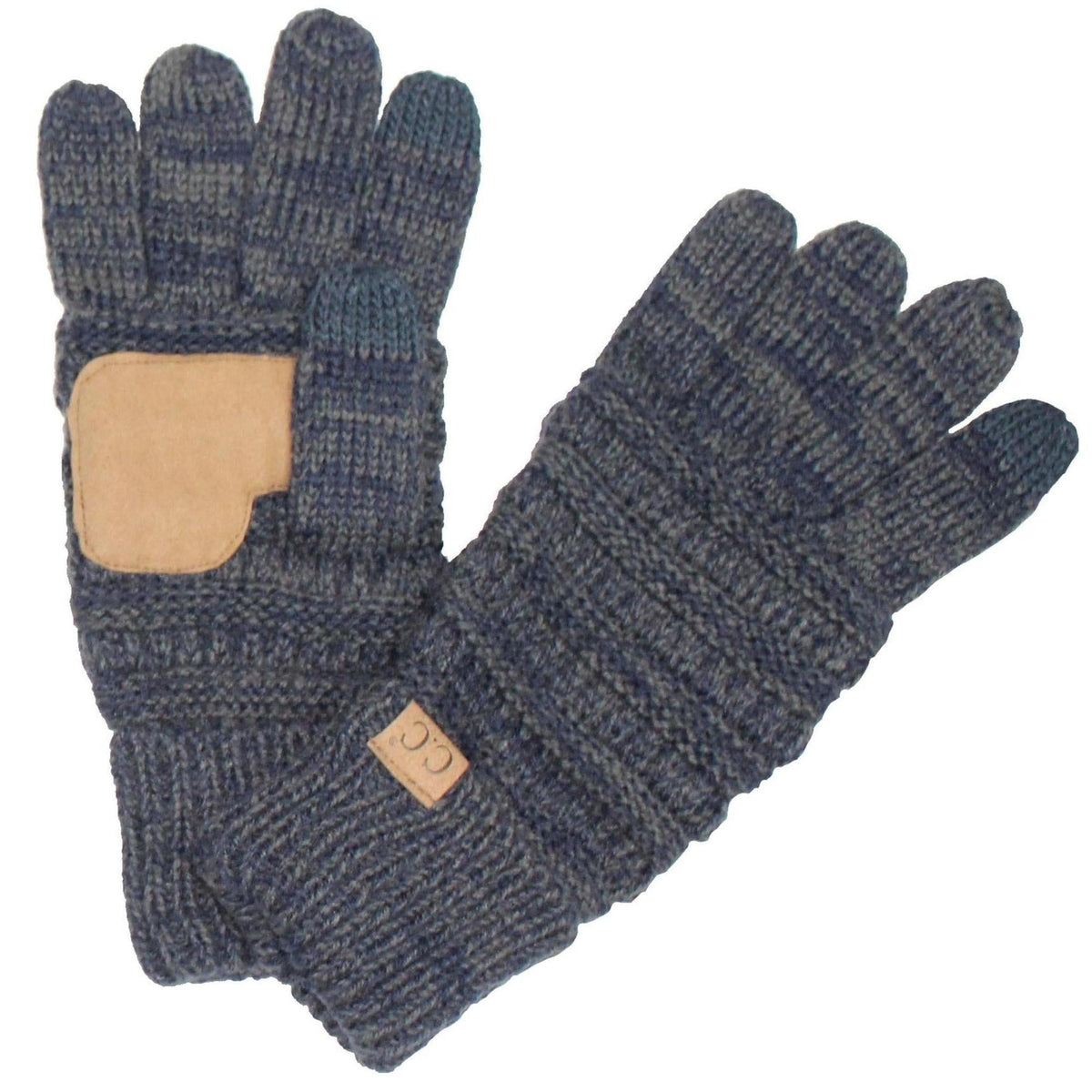 CC Brand Multi - Toned Touchscreen Tech Phone Gloves Winter Accessories - Truly Contagious