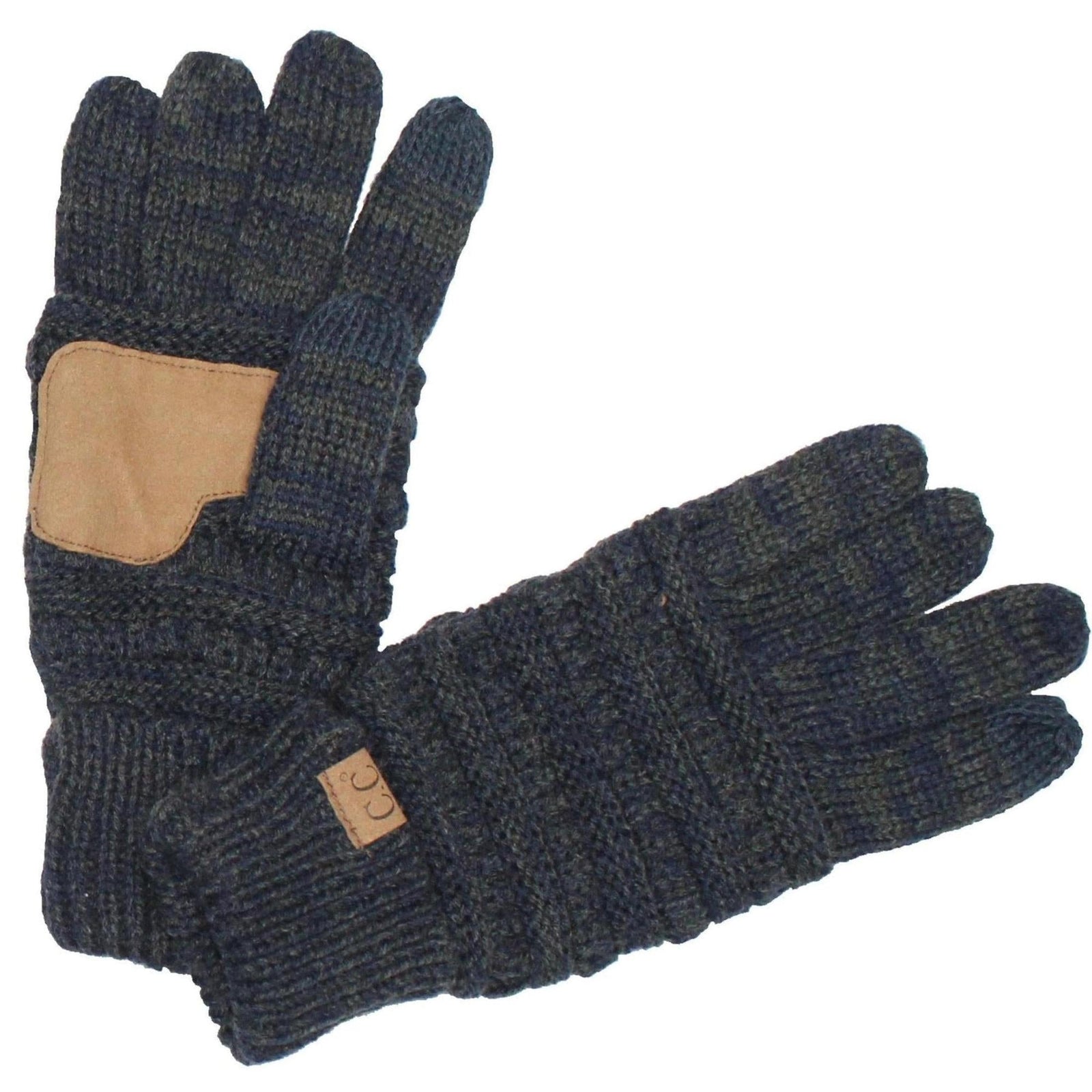 CC Brand Multi - Toned Touchscreen Tech Phone Gloves Winter Accessories - Truly Contagious