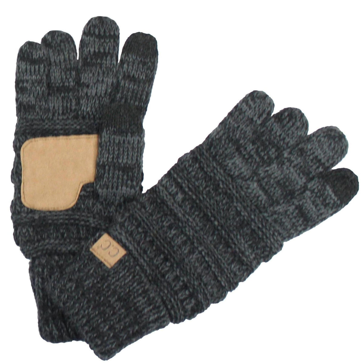 CC Brand Multi - Toned Touchscreen Tech Phone Gloves Winter Accessories - Truly Contagious