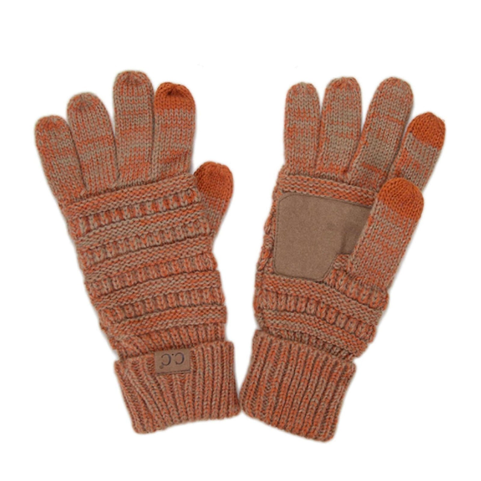CC Brand Multi - Toned Touchscreen Tech Phone Gloves Winter Accessories - Truly Contagious