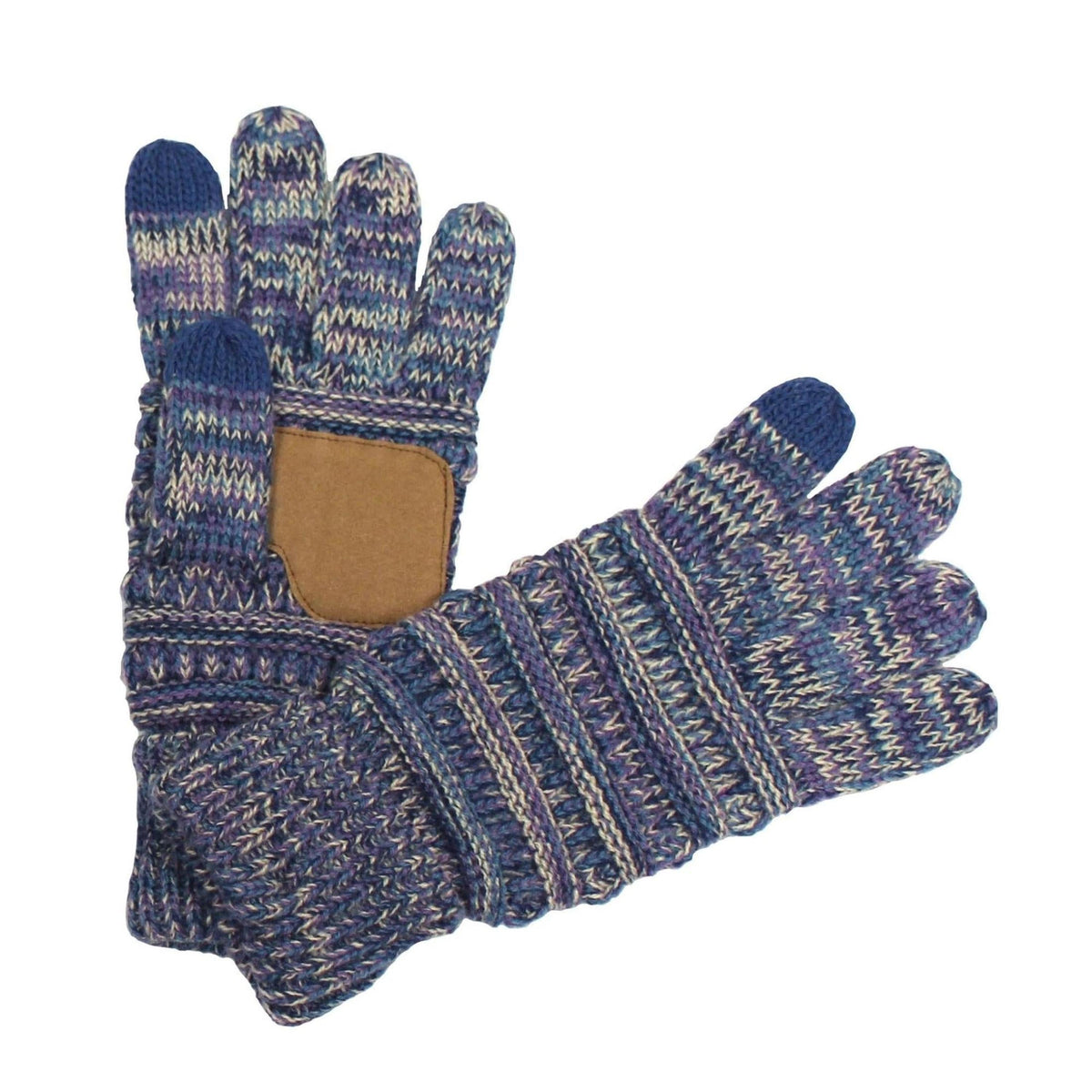 CC Brand Multi - Toned Touchscreen Tech Phone Gloves Winter Accessories - Truly Contagious