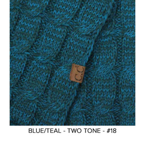 CC Brand Multi - Toned Touchscreen Tech Phone Gloves Winter Accessories - Truly Contagious