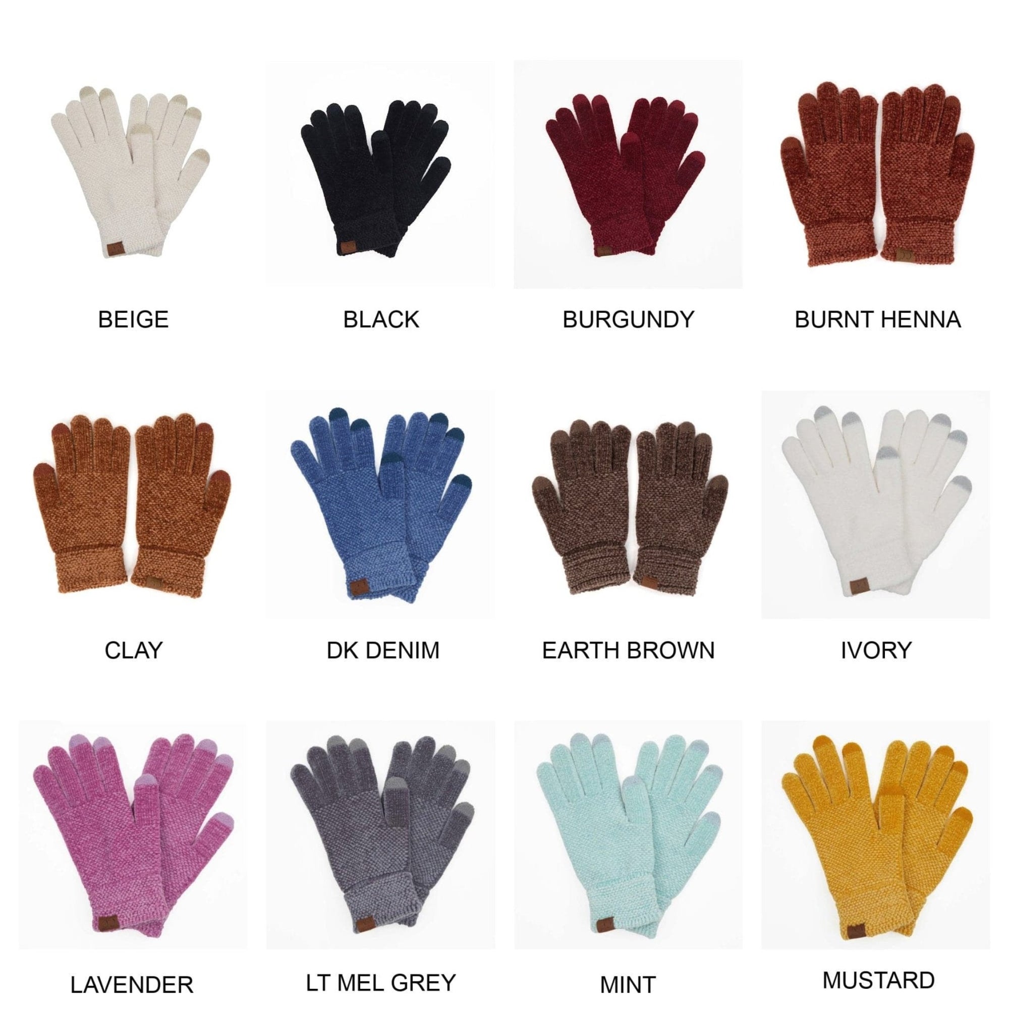 CC Brand Unisex Touchscreen Phone Tech Touch Winter Gloves Accessories - Truly Contagious