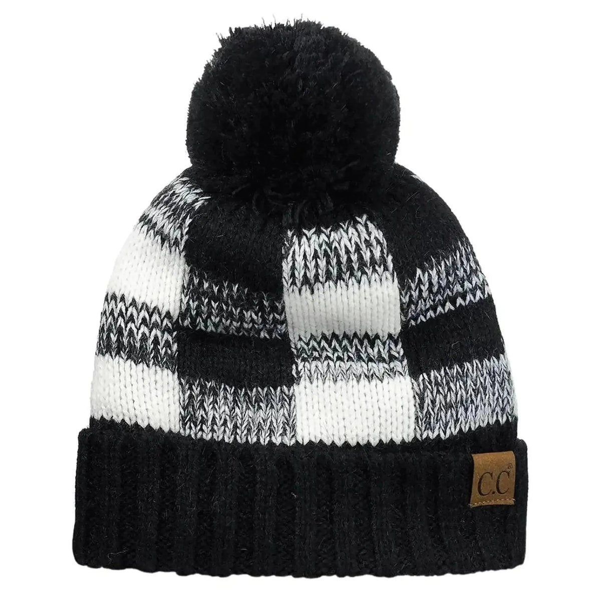 CC Buffalo Plaid Beanies Hats - Truly Contagious
