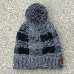 CC Buffalo Plaid Beanies Hats - Truly Contagious