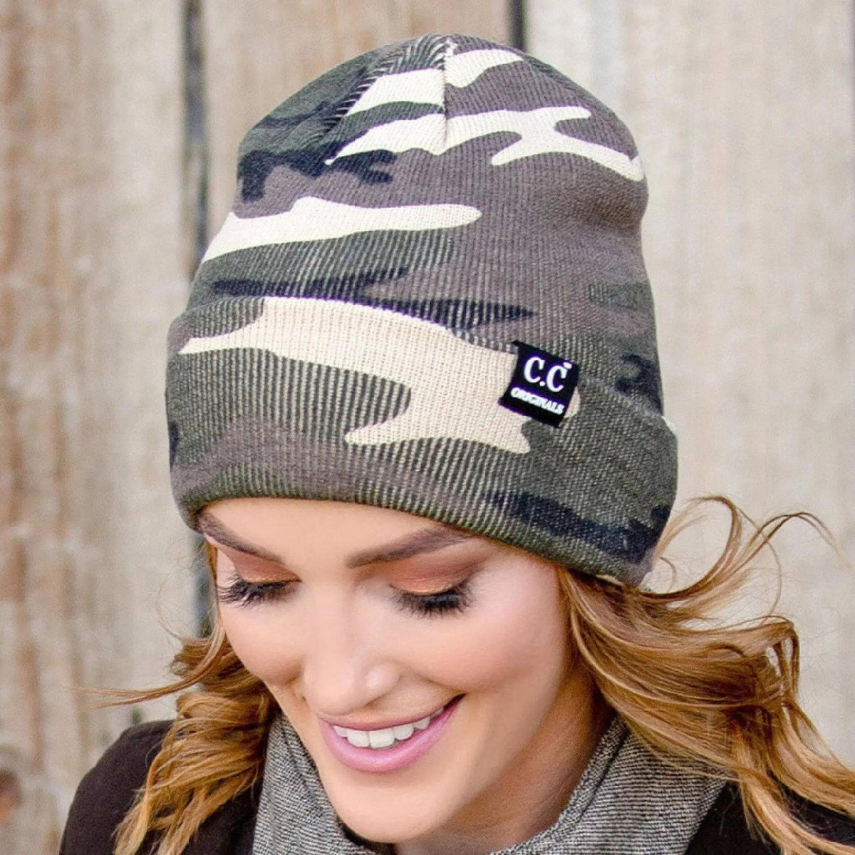CC Camo Outdoor Adventure Fashion Trendy Print Beanies - Truly Contagious