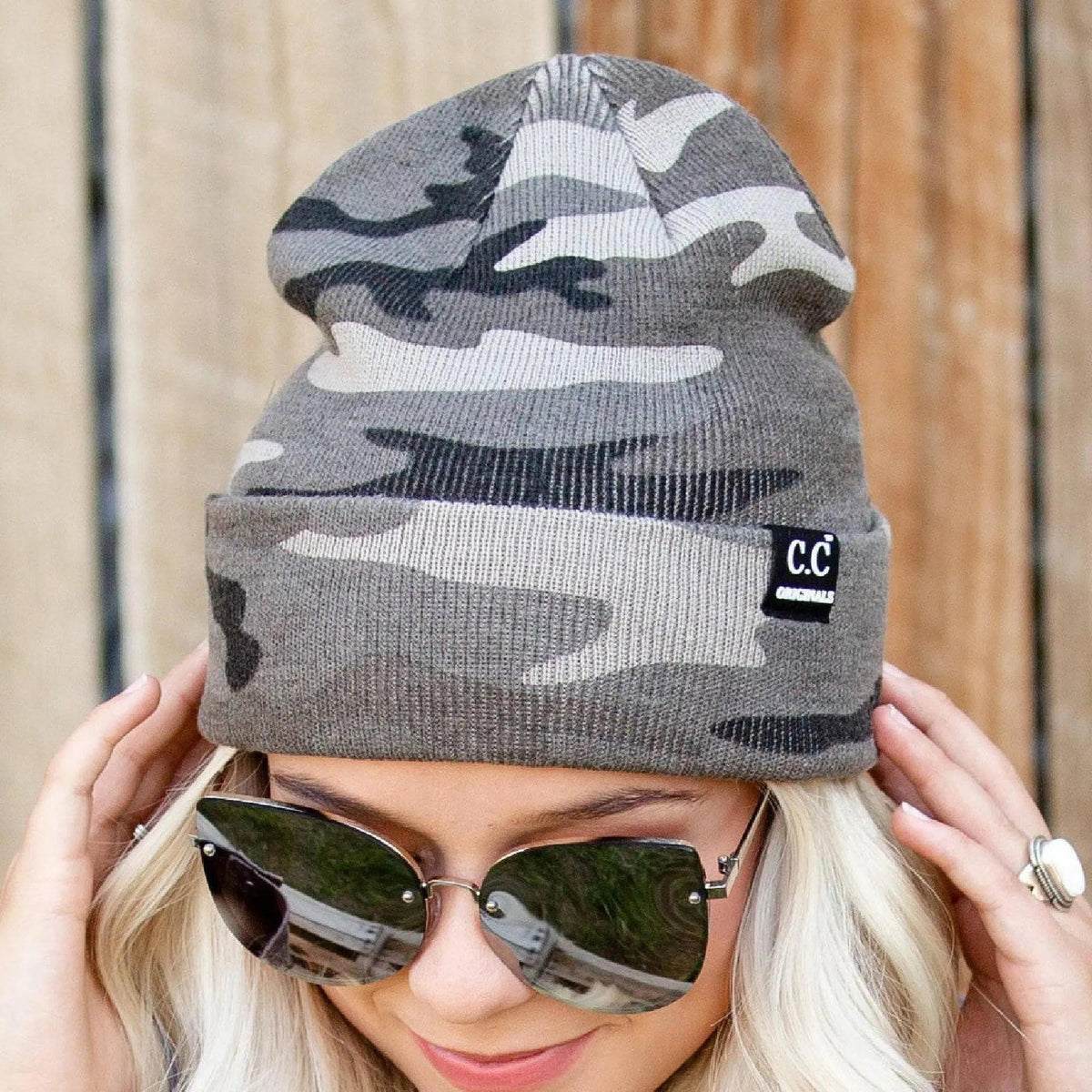 CC Camo Outdoor Adventure Fashion Trendy Print Beanies - Truly Contagious