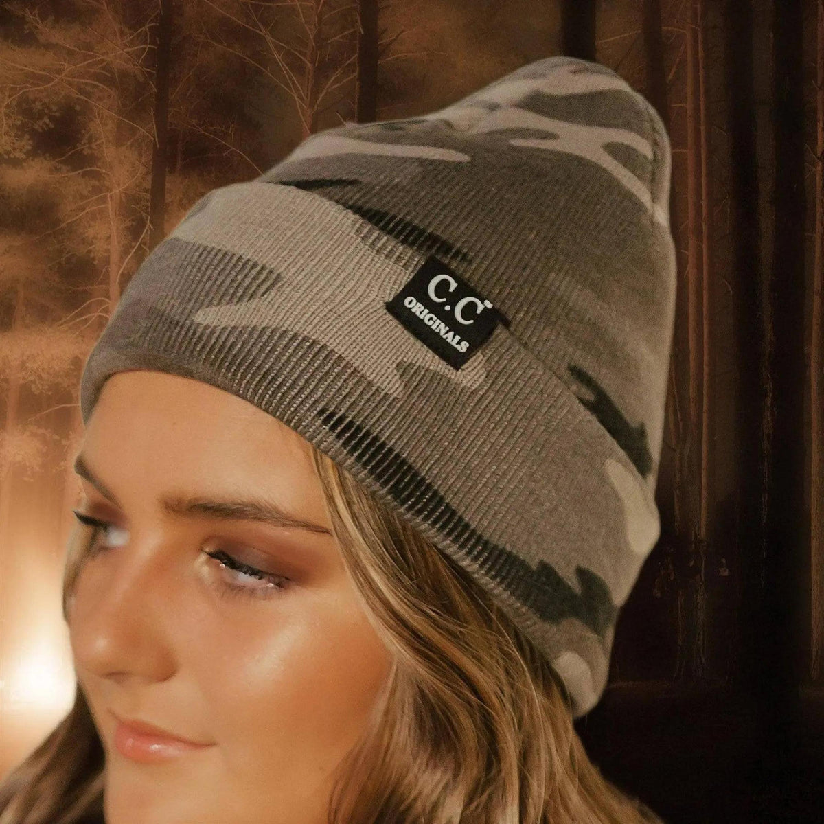 CC Camo Outdoor Adventure Fashion Trendy Print Beanies - Truly Contagious