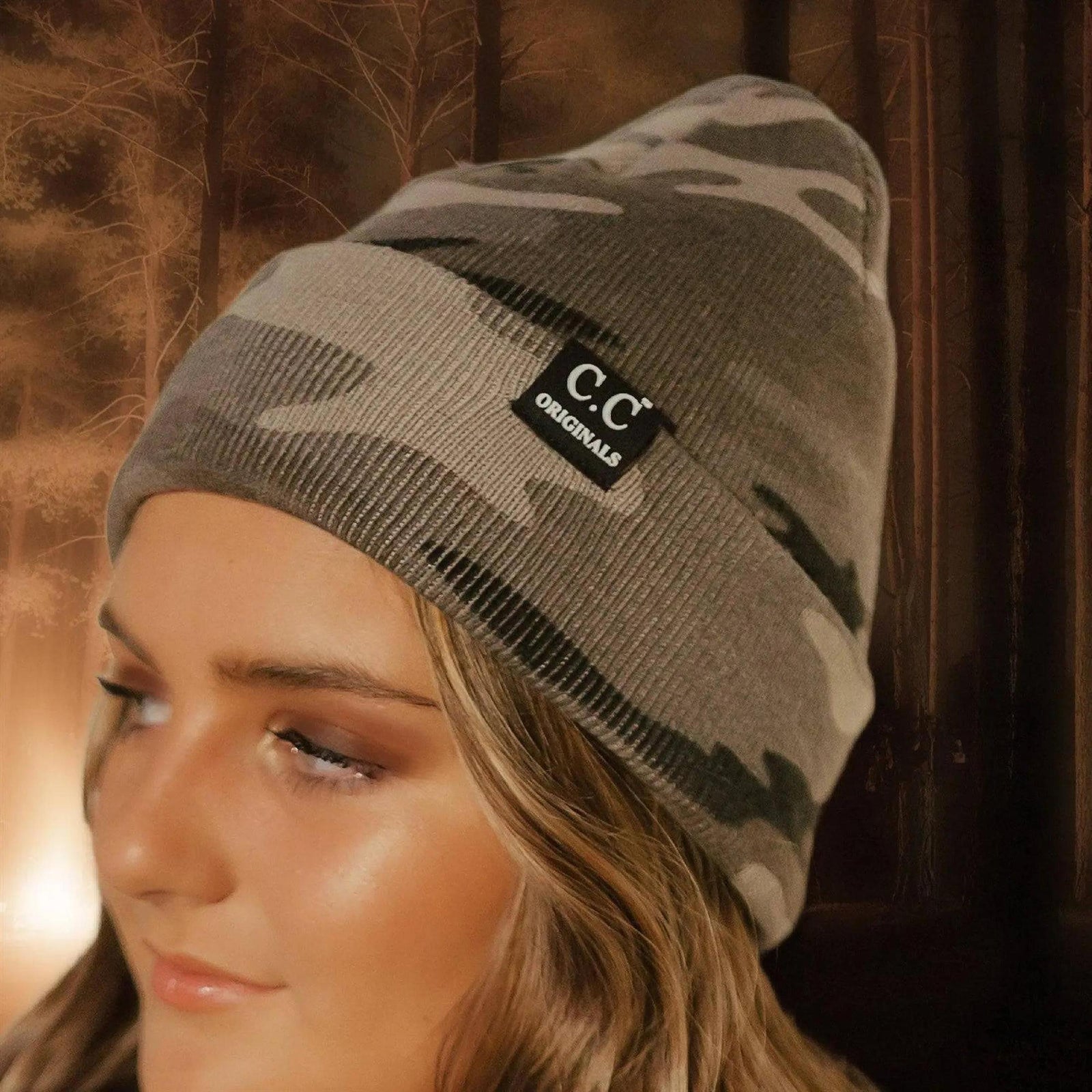 CC Camo Outdoor Adventure Fashion Trendy Print Beanies - Truly Contagious