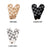 CC Checkered Boucle Oh - So - Soft Mittens - Truly Contagious